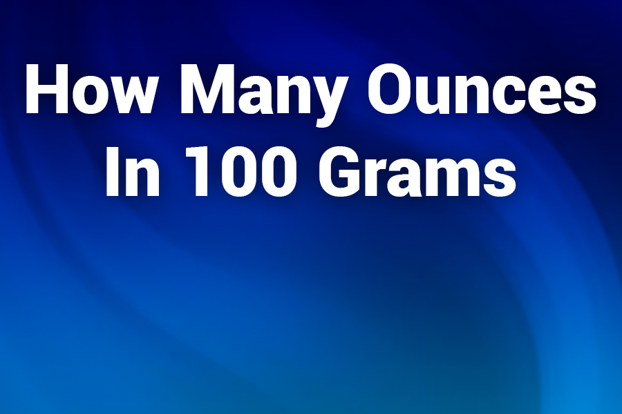 how many ounces in 100 grams